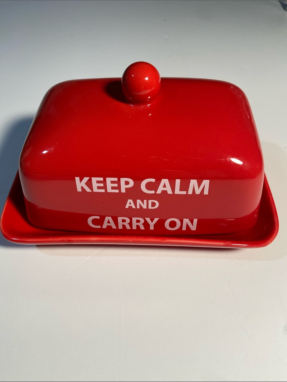 The Old Pottery Company Butter Dish